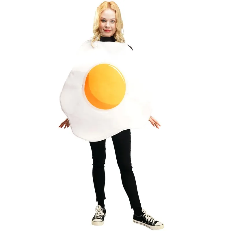 Dospelý vtipný potravinový párty ozdobné šaty pánske halloween zeleninové vodné melón hotdog cookie slanina slanina kečup vajcia pizza vtipné ovocie