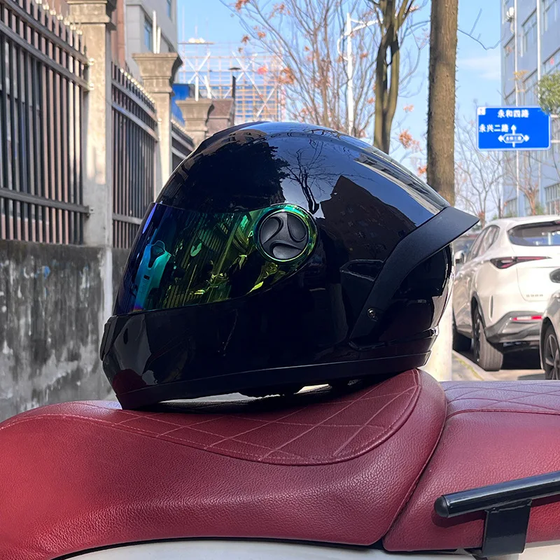 Dot Motorcycle Helma Electric Big Motokross Helma Športová prilba Unisex Racing Helme Double Visor Full Face Four Seasons