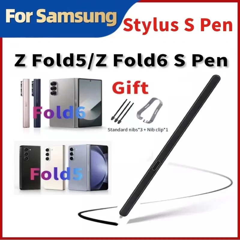Dotyk pero pero pero pre Samsung Galaxy Z Fold 6 Fold6 5G Z FOLR 5 SM-F956 SM-946 ZÁVODNÉ EDITU MOBILNÉ PLASTU Stylus S Pen