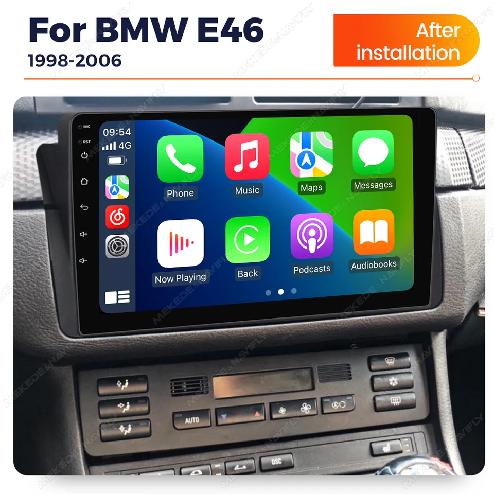 Dotyková obrazovka Mekede Android IPS pre BMW E46 M3 318/320/325/330/335 1998-2006 Intelligentný systém Carplaygps navigácia Carplaygps