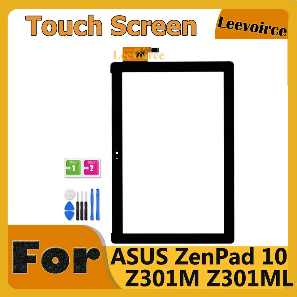 Dotyková obrazovka pre Asus Zenpad 10 Z301M Z301ML P028 Z301MF Z301MLF P00L Z300M P00C Výmena predného skla Digitalizátor Digitalizátor