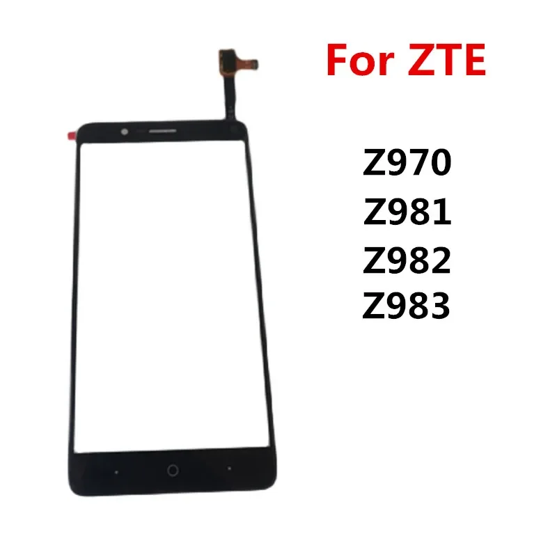Dotyková obrazovka pre ZTE Z970 Z981 Z982 Z983 Digitačný snímač predného panela LCD Displej Out Glass Opravy dielov