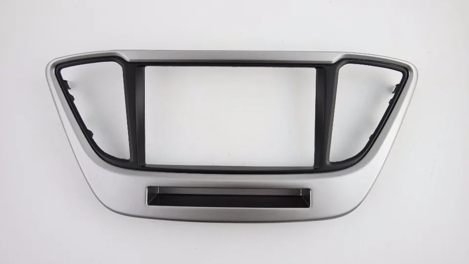 Double Din Facia pre Hyundai Solaris Verna I-25 Accent 2016+ Rádio DVD stereofónny CD Panel Dash Dash Term