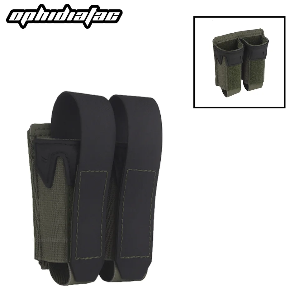Double Magazine Breet 9mm Magazine Petouch Molle Airting Hunting Shooting Magazine Bag vonkajšia baterka noža s náradím