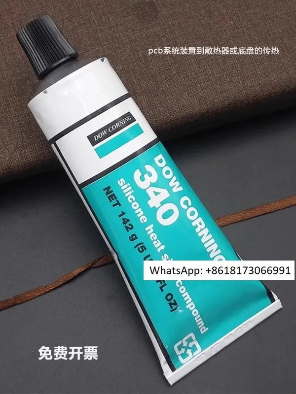 Dow Corning 340, USA DC340 Termálna vodivosť Silikónová tuk IgBT Tepelná Pasta, silikónová mastnotná pasta 0,67W