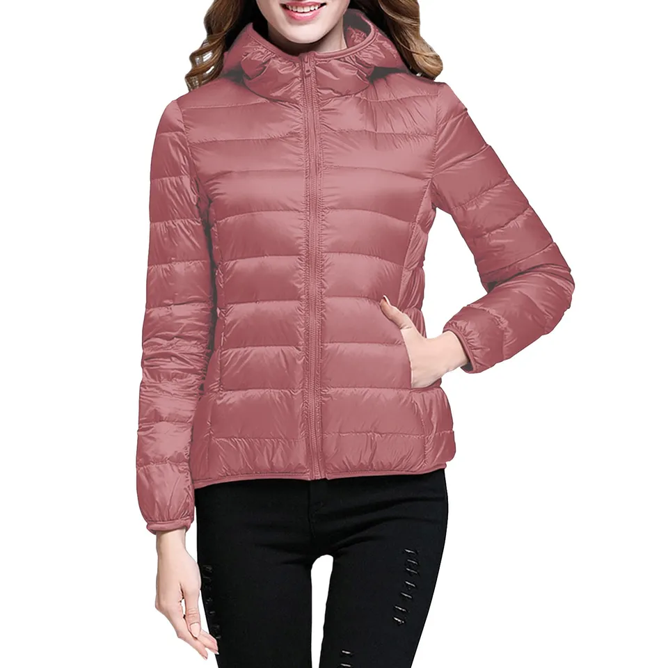 Down Coats Batchets Dámske 2024 Jeseň ľahké kabáty Dám