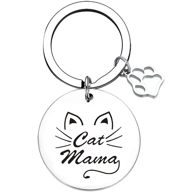 Dozkačka milenec darček mačka mama mama kľúča reťaz matky Deň Kľúčové prstene mačky milenec šperky