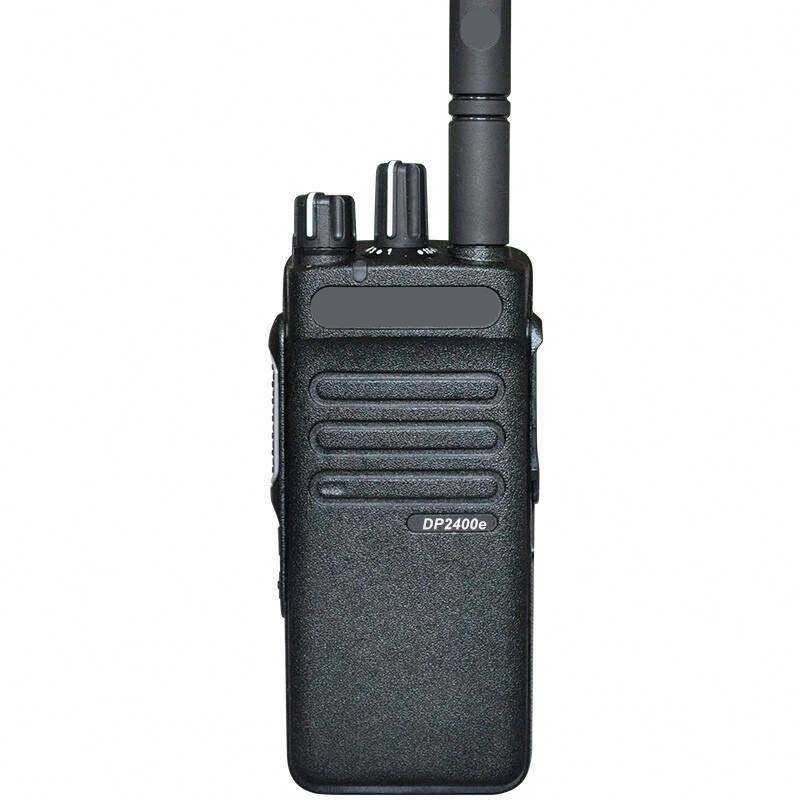 DP2400E DMR Radio UHF/VHF Walkie Talkie Long RAN XPR3300E XIR P6600I DEP550E P25 DIGITÁLNE RÁDIO BLACK OEM 350G Anglický vreckový počítač