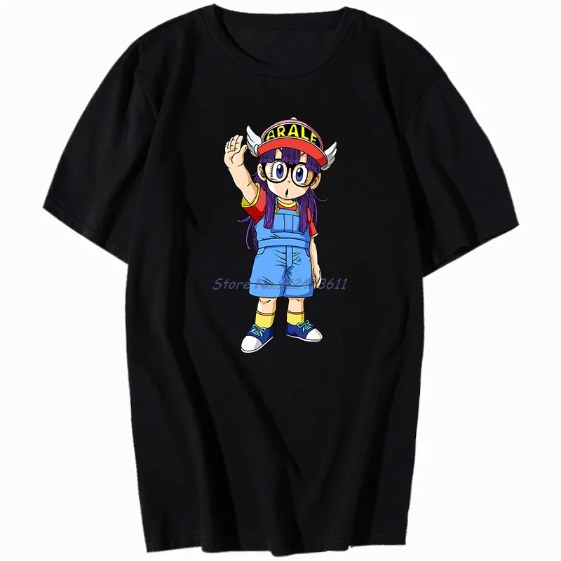 Dr Prepad japonská manga arale s okuliarmi klasické grafické tričká s krátkym rukávom tričká letné bavlnené pánske tlače tričko