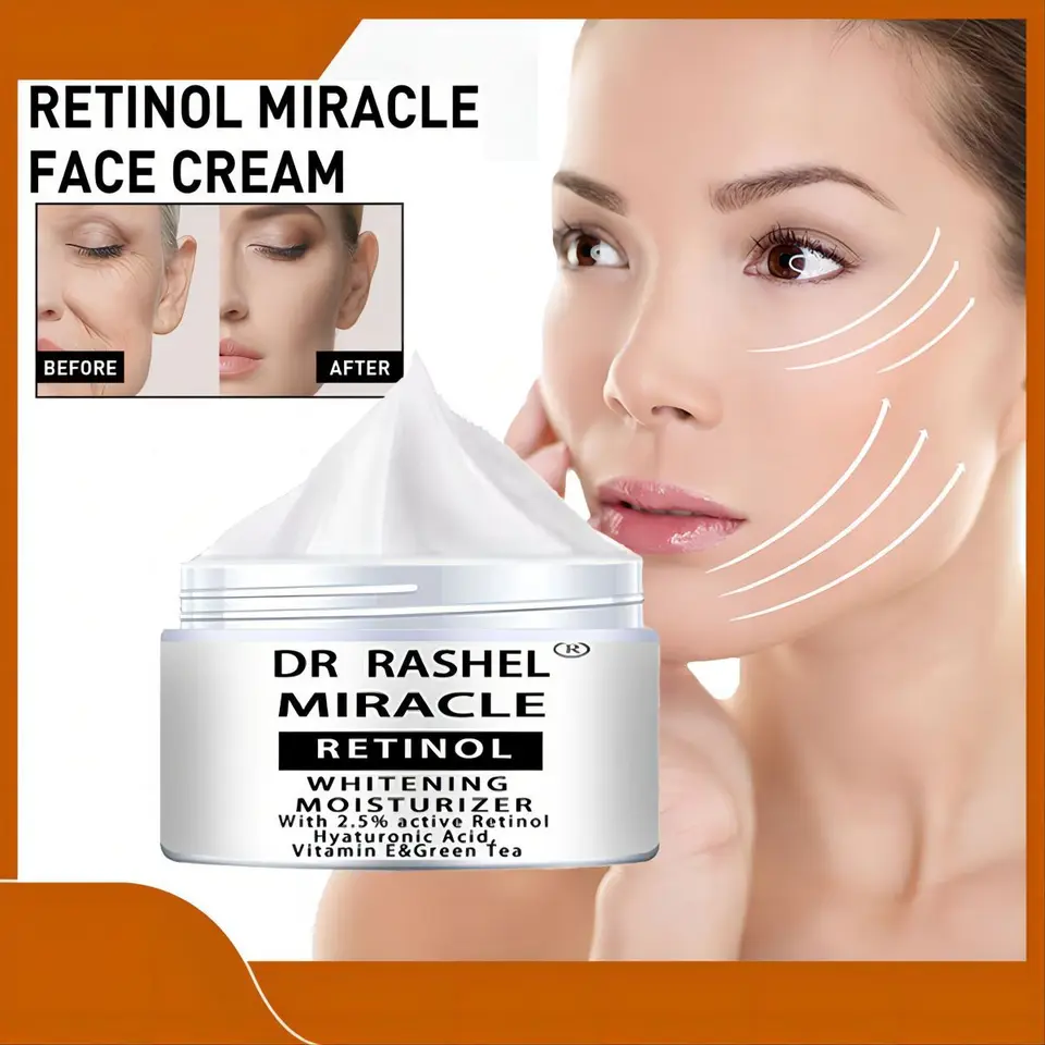 Dr. Rashel Miracle Retinol čelí esencii Hyalurónová kyselina Essence zmenšuje póry a znižuje jemné čiary