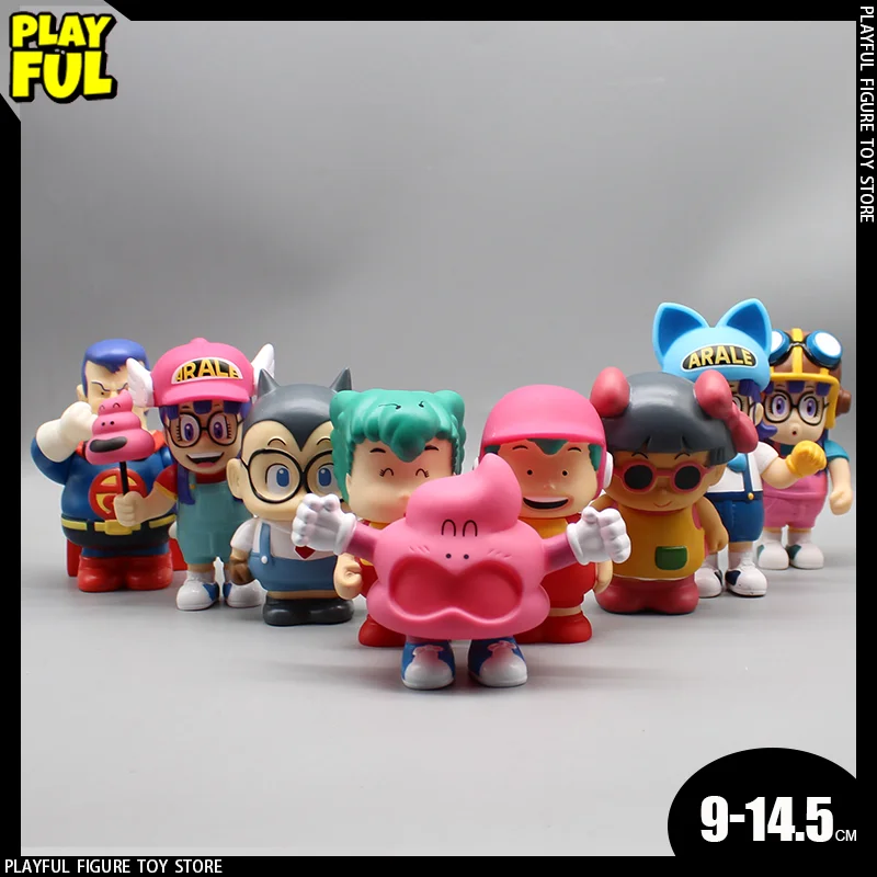 Dr Slump Arale Nine v jednej sade Rôzne štýly Akčná figúrka Norimaki Arare zdvíhanie toalety ornament figurín hračky Model detský darček