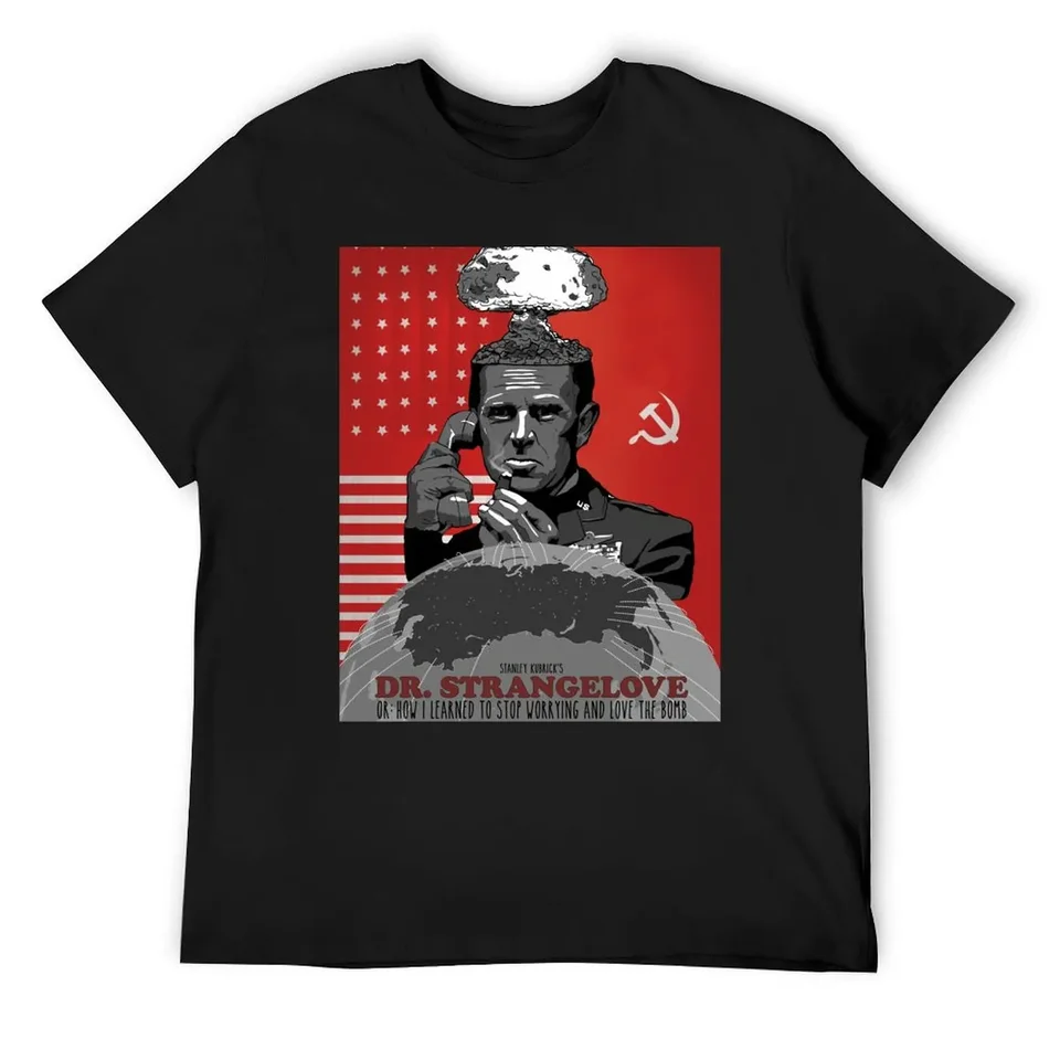 Dr. Strangelove Nuke My Head Tričko modré archívne košele Grafické košele grafické tričko mužov