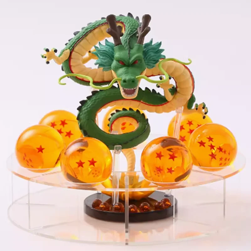 Dragon Ball 7 Stars Crystal Balls Celá veľkosť 3,5-7,6 cm živicová guľa Model vianočné deti Detské deti Darček Darčekové doplnky