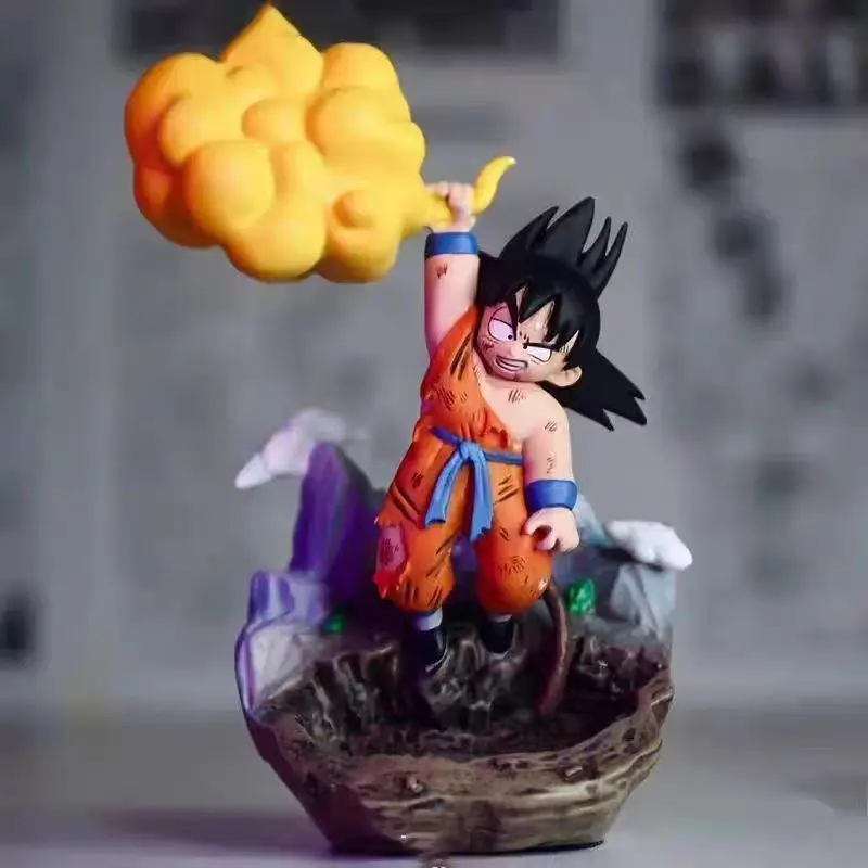 Dragon Ball Anime postava Goku Somerssault Cloud Action Figures modelu hračky Ozdob Ozdobia socha figuríny Zbierka pre deti darčeky