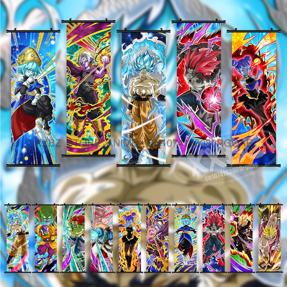 Dragon Ball Anime Room Decor Plagát Bardock Wall Art Scrolls Obrázok frieza figures dekoratívny závesný obraz jednoduchú tapetu