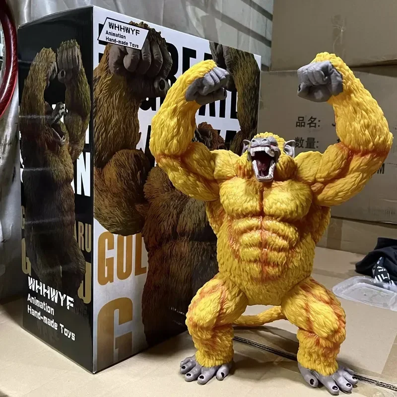 Dragon Ball Divadelná verzia sa stane zlatým opickou gorilla vegeta goku anime figurínový model ornament deťom vianočné darčeky