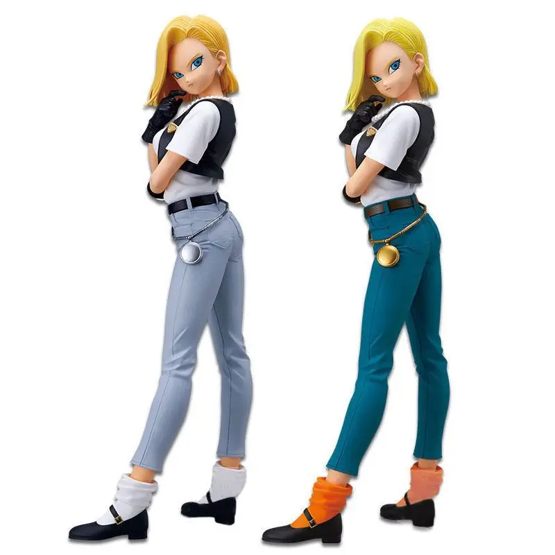 Dragon Ball Flash Charming Android č. 18 Anime Periférny nový cool Personalizovaný tvorivý figúrka