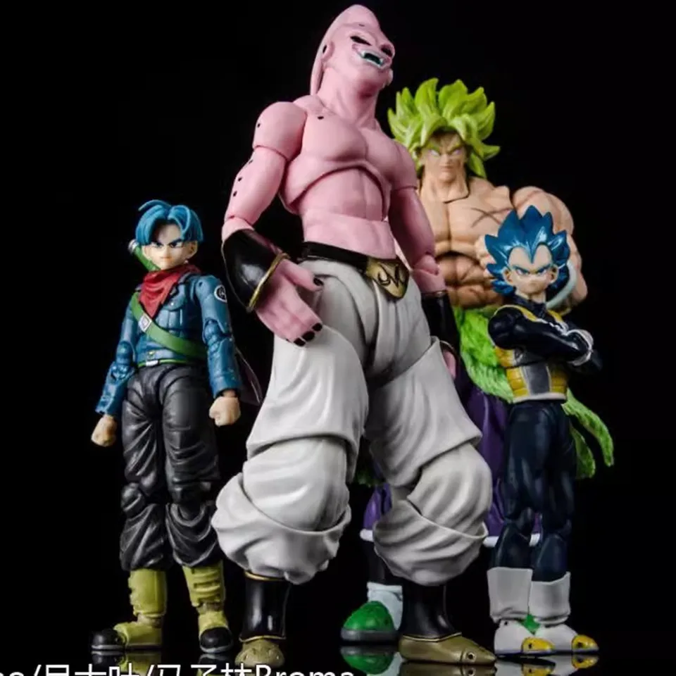 Dragon Ball Z SHF Action Figures Goku Vegeta Trunks Piccolo Bulma Zamasu Super Saiyan Domáca anime Periférna zberateľná hračka