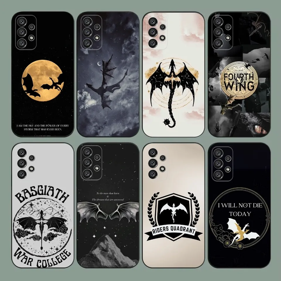 Dragon F-Fourth W-Wing Case pre Samsung Galaxy A20, A21S, A22, A31, A32, A52, A53, A72,73, A80, A91 Soft Soft Black Cover
