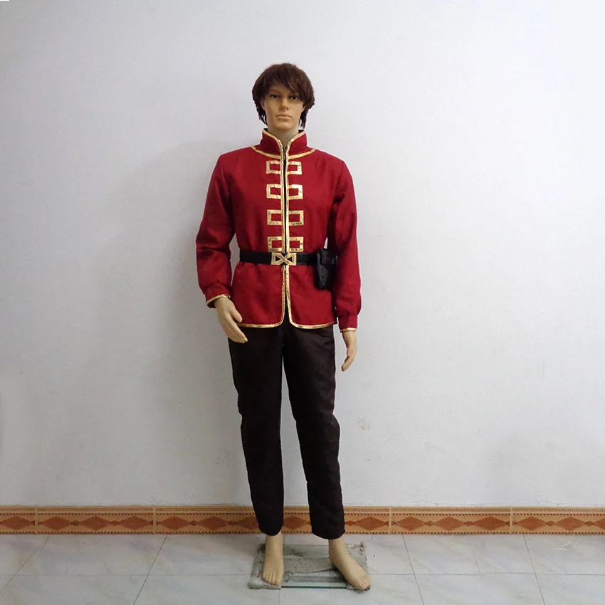 Dragon princ Ezran vianočná párty Halloween Uniform Outfit Cosplay kostým Prispôsobte akúkoľvek veľkosť