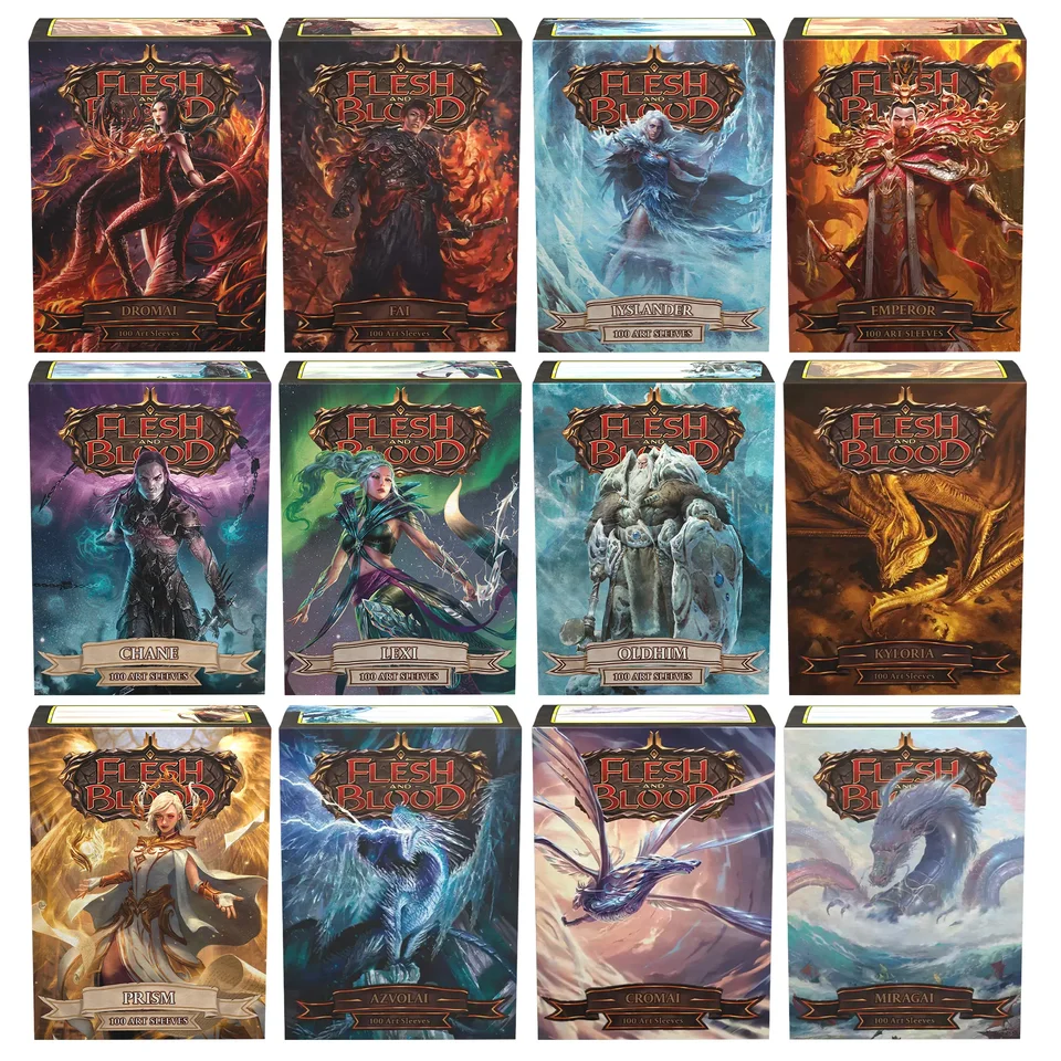Dragon Shield 100 Card Matte Art Card Ruckves Flesh and Blood Fab Fab Standard Size Chrániče pre herné karty MTG/Pokemon