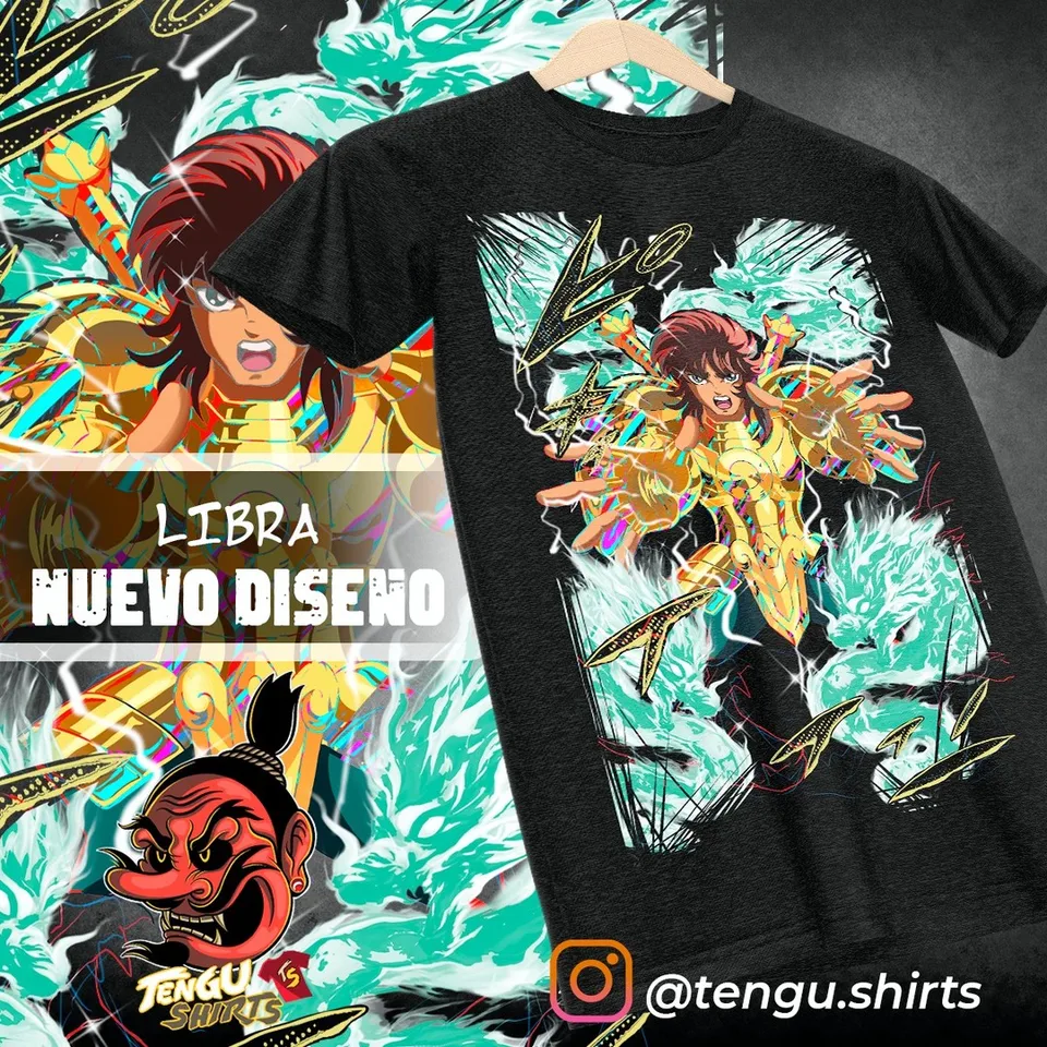 Dragon Shiryu Tričko rytierov zodiacu ikki manga anime Shun košeľa celá veľkosť
