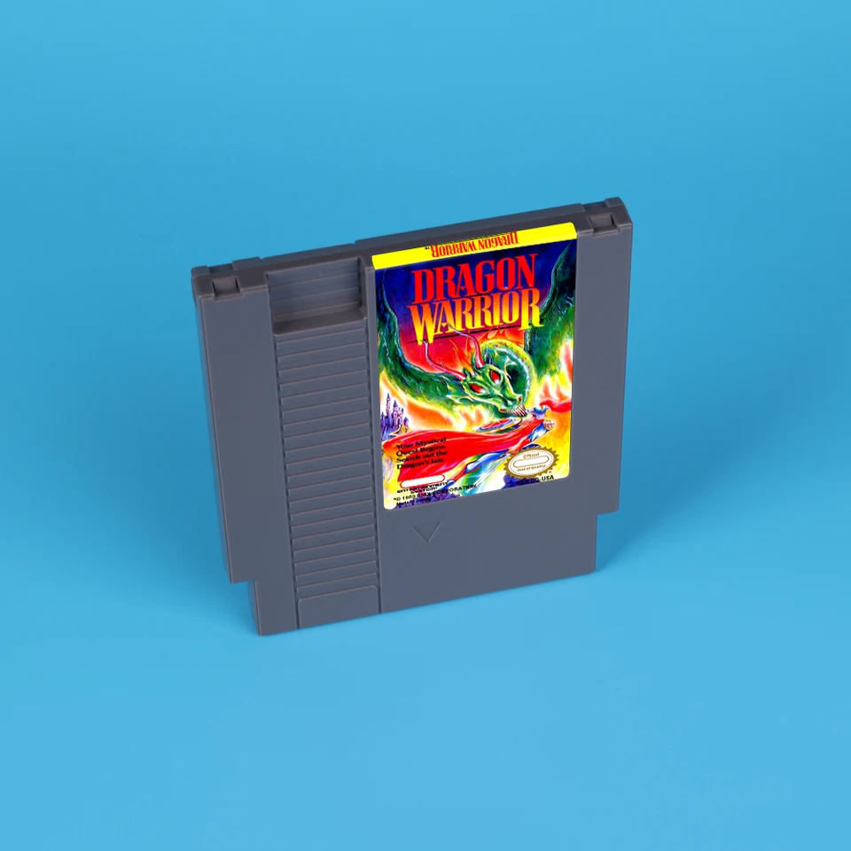 Dragon Warrior 1 2 3 4 RPG Herná karta pre NES 72 PINS 8BIT CONSOLE VIORIDE CARTRIDGE