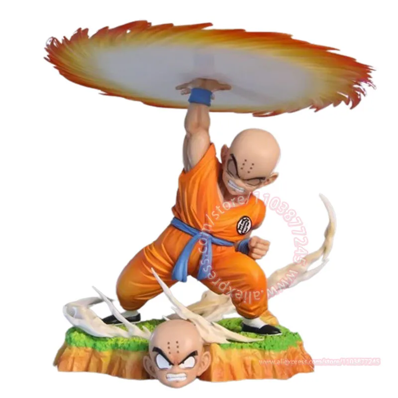 Dragonball Krillin Cartoon Model Trendy postava Detské hračky narodeniny Darček Darček stolové ozdoby dekorácie anime periférne