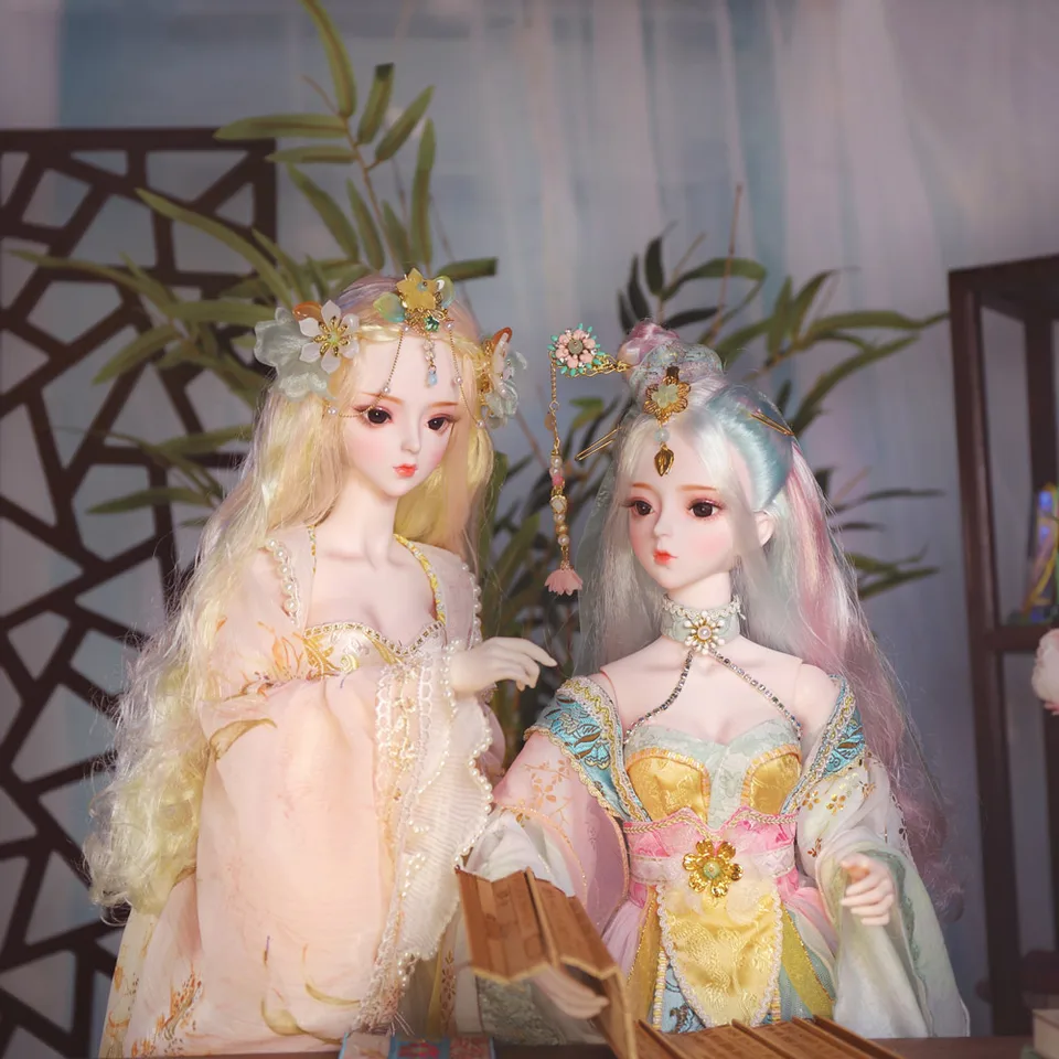 Dream Fairy 1/3 bjd bábika Staroveká séria 60 cm loptová kĺbová bábika s vlasovými očami oblečenie make -up darčeky pre bábiky pre dievčatá pre dievčatá narodeniny