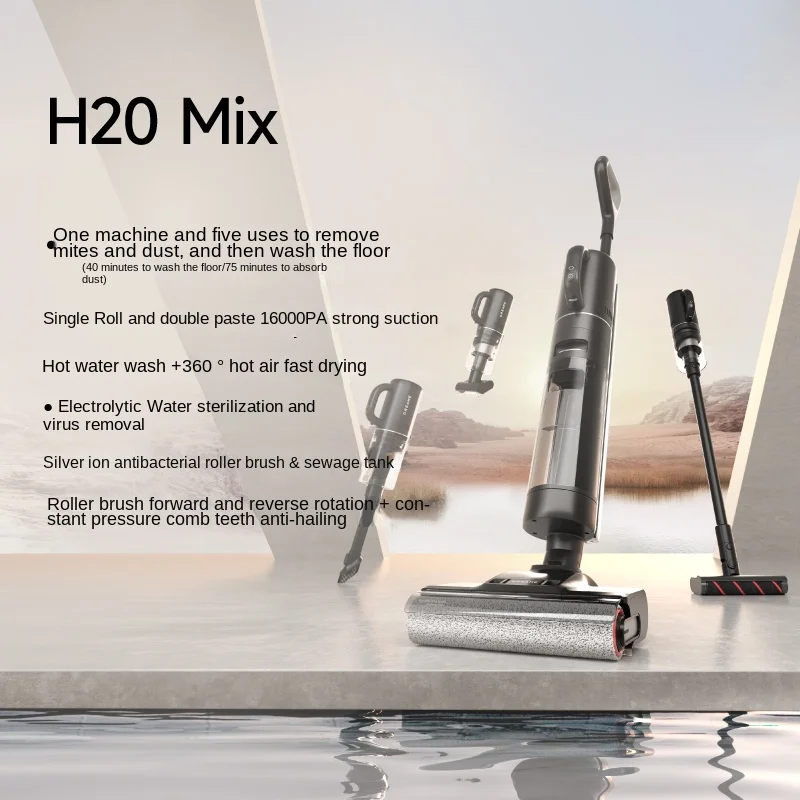 Dreame H20 mix podlahová práčka Viacúčelové umývanie, moppping a automatický mop pre domáce spotrebiče