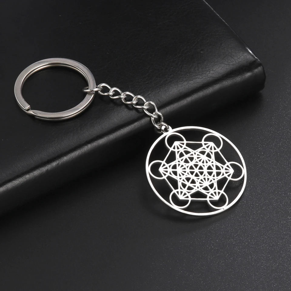 Dreamtime Angel Seal Archanjel Metatron Cube náhrdelník z nehrdzavejúcej ocele Dámske geometrické amulet Vintage šperky darček