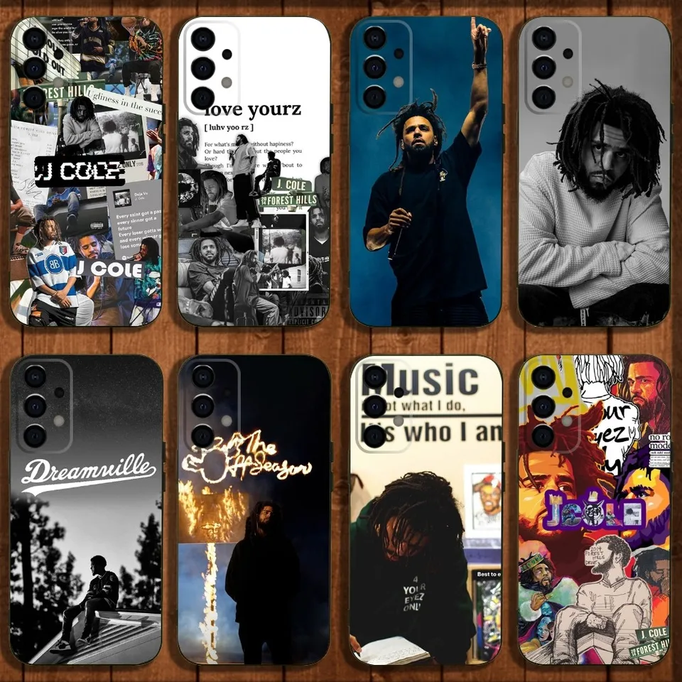 Dreamville J Cole Pase pre Samsung Galaxy A13, A21S, A22, A31, A32, A52, A53, A71, A80, A91 Soft Soft Black Cover