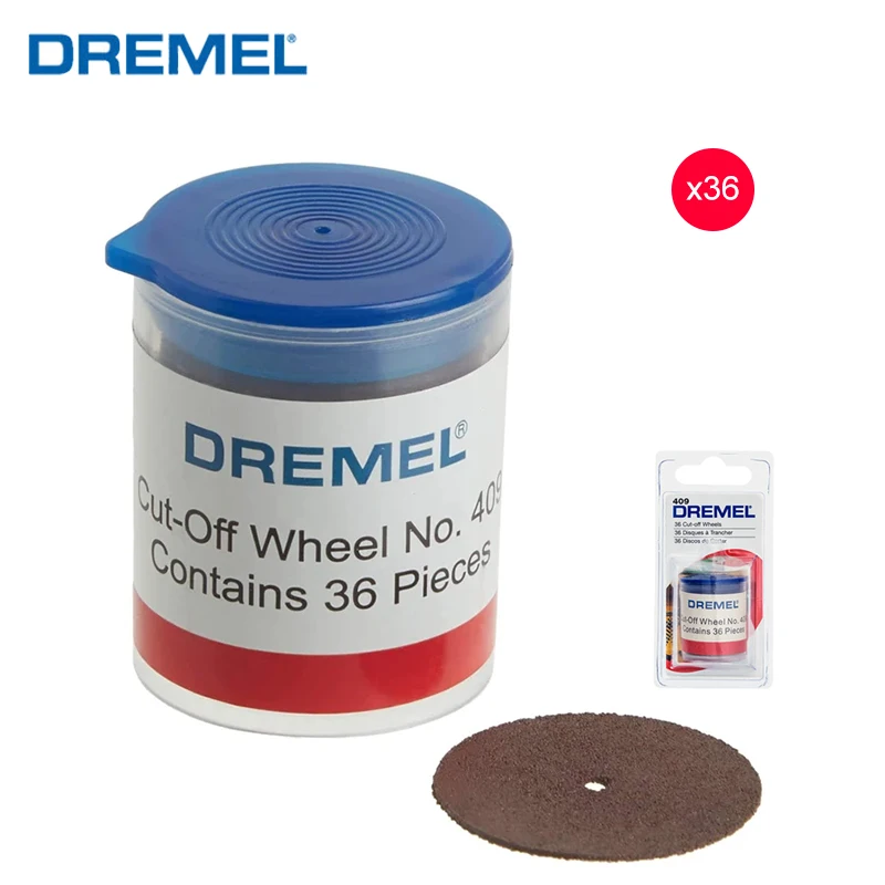 Dremel 409 Cutting Disk 36ks 23,8 mm Arrasívne odrezané kolesá rotačné náradie Disky
