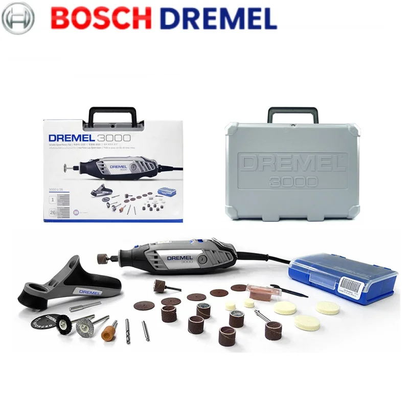 Dremel Electric Grinder 3000 1-26 Viac funkčné príslušenstvo Malé elektrické mlynčeky Sada rovných mlyncov Elektrické leštenie