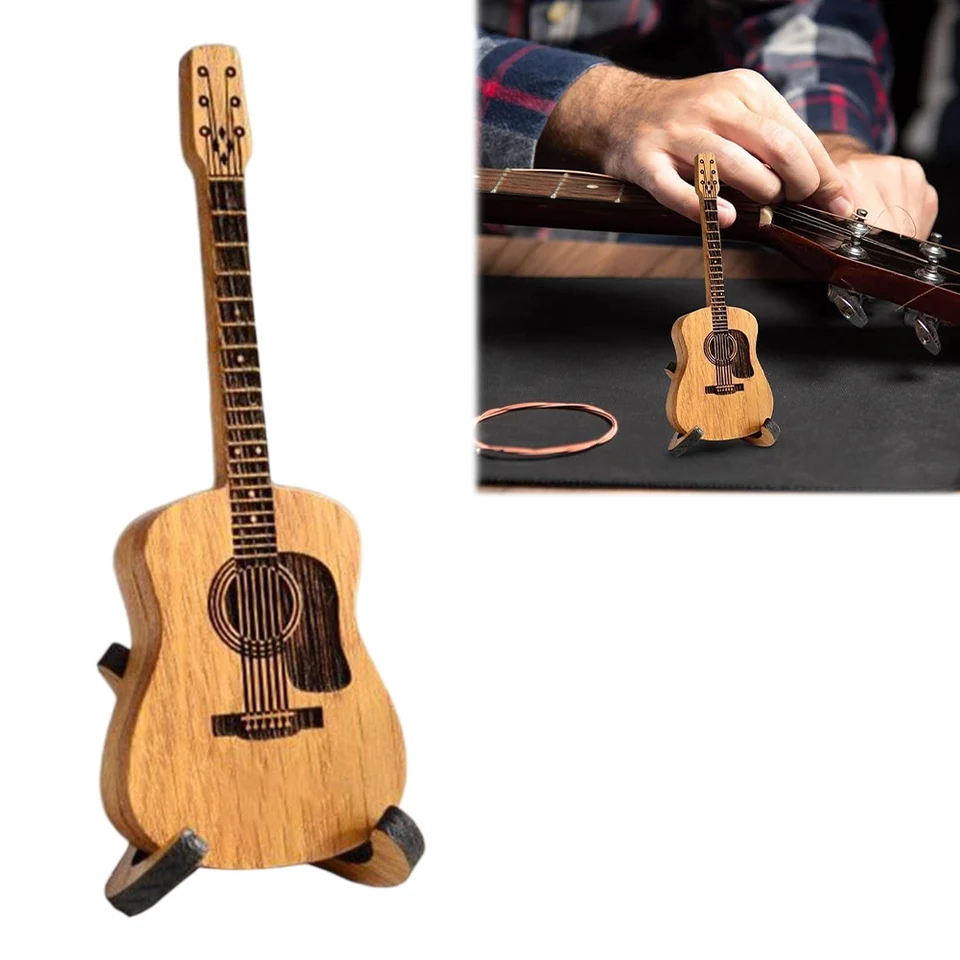 Drevená gitara Pick Box s 3pcs gitarovými výbermi gitary prenosný gitarový výber pre elektrickú basovú gitaru milenec ukulele