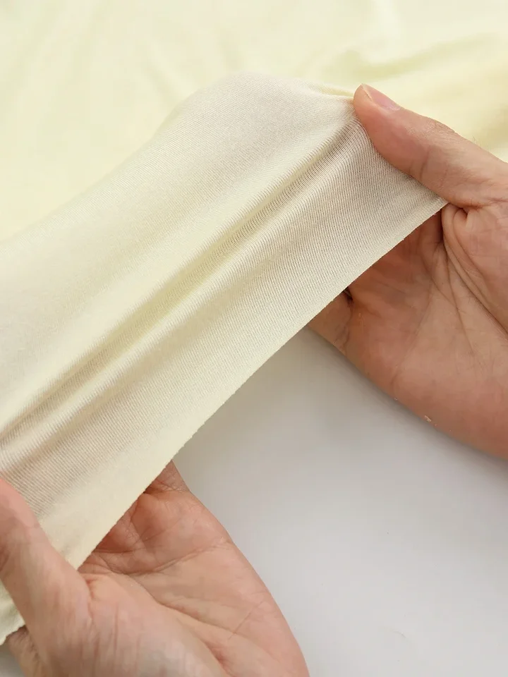 Drevená tkanina Dale, letné tenké tenké elastické tričko Botkine Modálne spodné prádlo