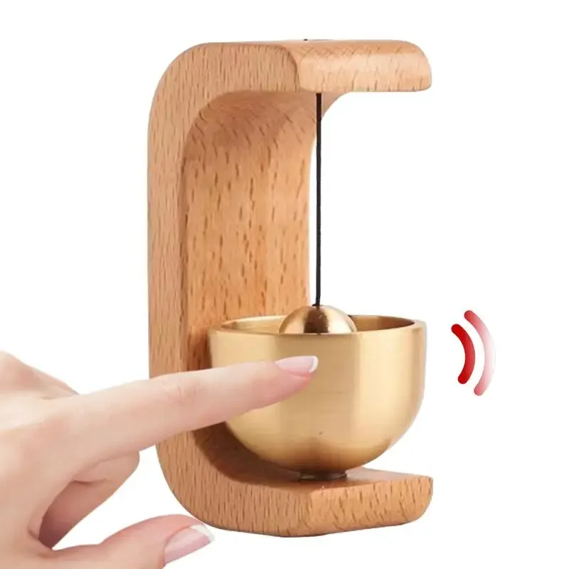 Drevené dvere zvončeka Magnetická krajina Wireless Wireless Wireless Vietor Loud Dvere Zvon pre chladničku Dvere reštaurácia Domovod