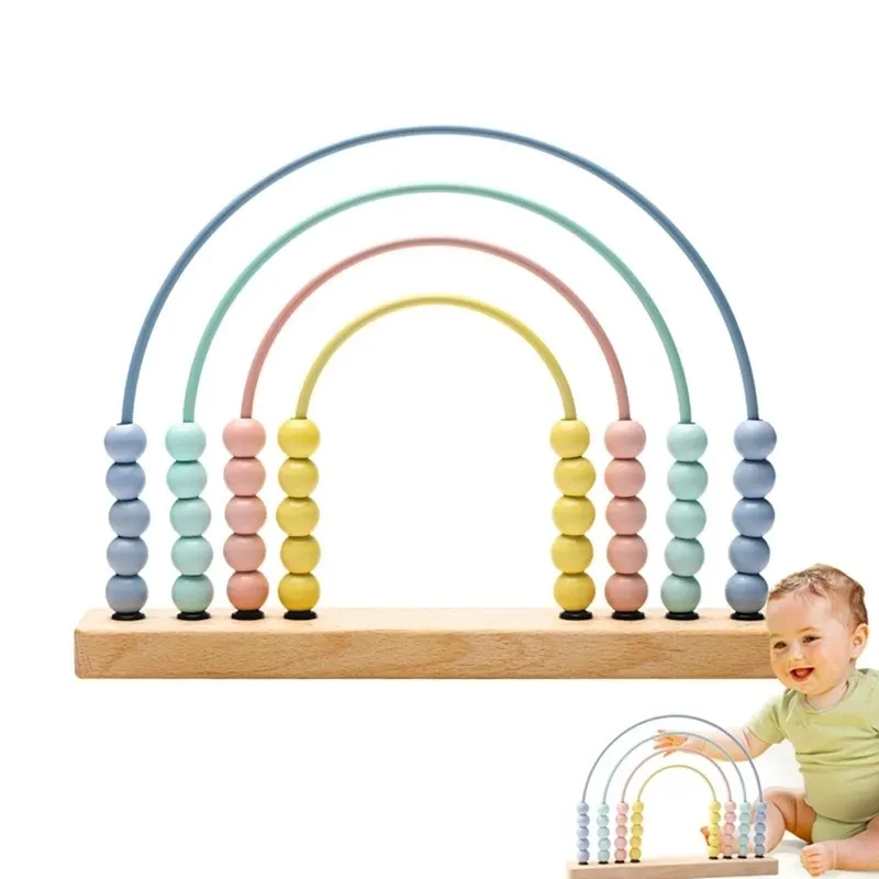 Drevené hračky Montessori pre deti aritmetické výpočet Kid