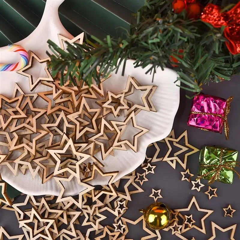 Drevené remeslá päťbody Star Hollow Wood Ručné príslušenstvo pre domácich majstrov