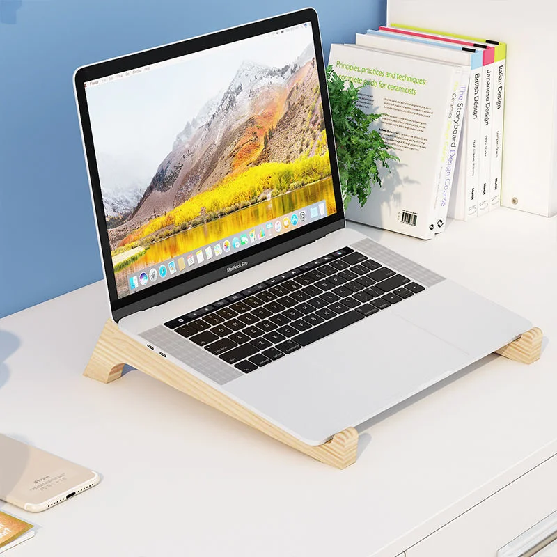 Drevný stánok pre notebook pre stolov Universal PC Notebook pre notebook pre 11-17 palcový MacBook Air Pro HP Dell Dell Dell