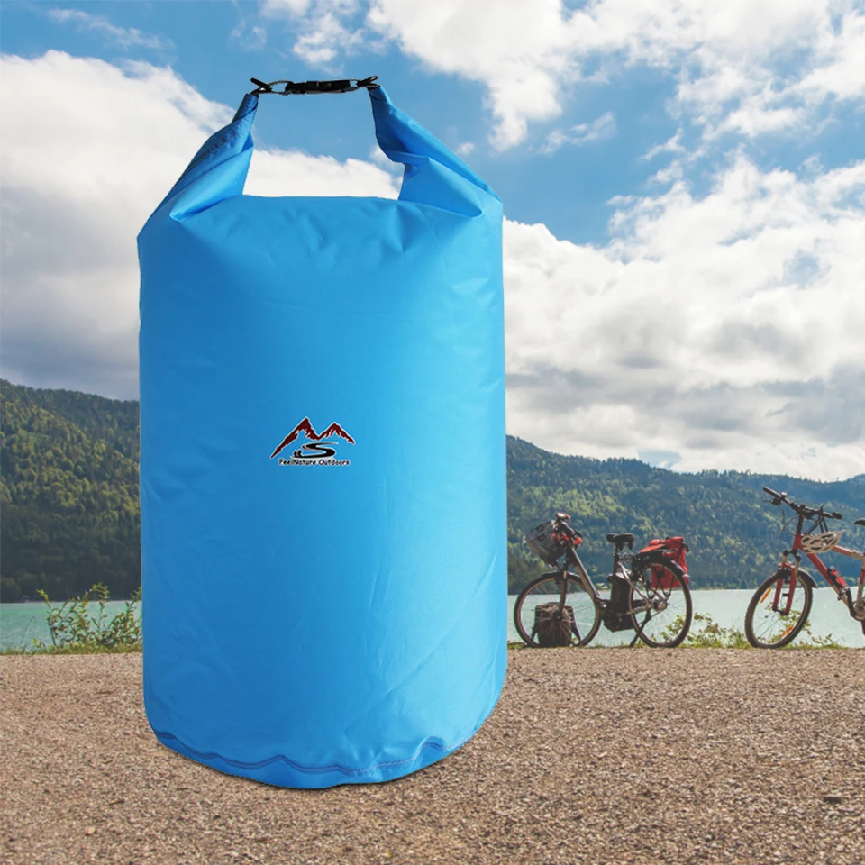 Drifting Rafting Bag Lightweight Swave Pucket Suchý vrecko nafukovací s háčikmi Odnímateľná ľahká inštalácia pre vonkajšie kemping