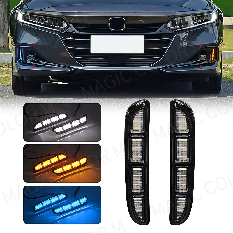DRL denné svetlá FOG LAMP pre Honda Accord 2021 2022 2023 LED SIGNAGLE SIGNIFTS FACELIFT