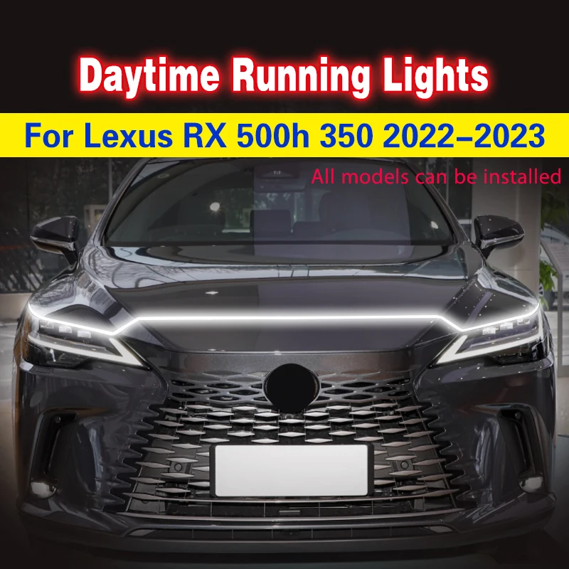 DRL Denné svetlá v štýle automobilu Denná lampa Denná lampa Štýlový svetlo pre Lexus RX 2022 2023 Flexibilná dekoratívna lampa