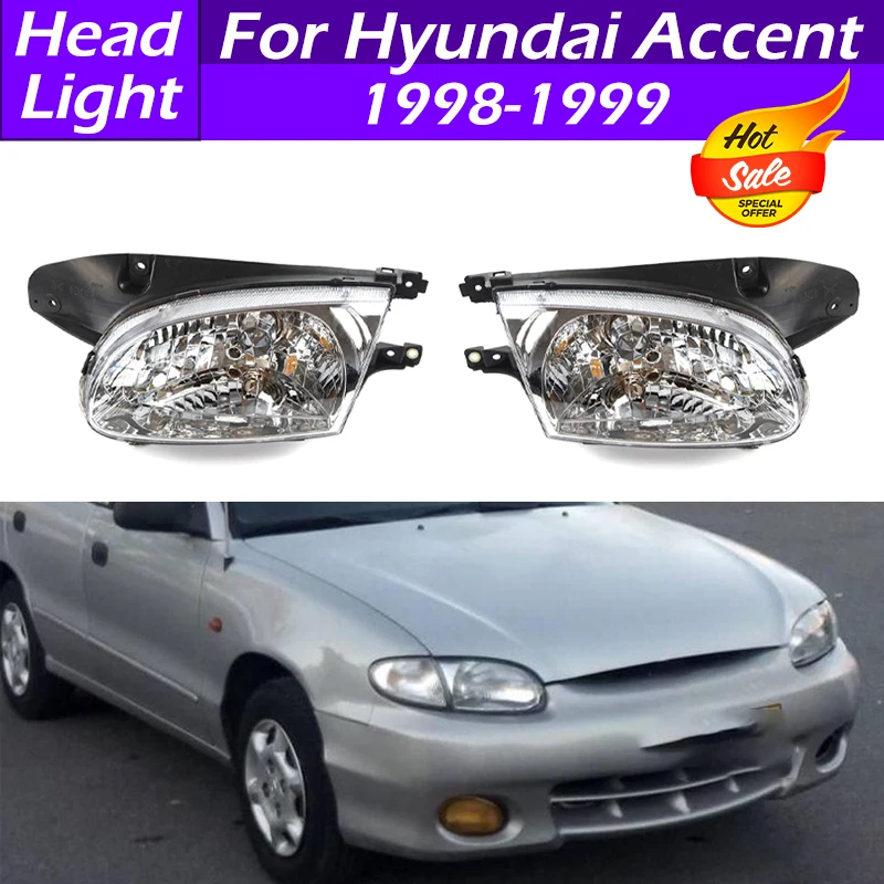 DRL pre Hyundai Accent 1998 1999 Zostava svetlometov denná zostava svetla Hmlové svetlo 92101-22850 92102-22850 Automatické diely