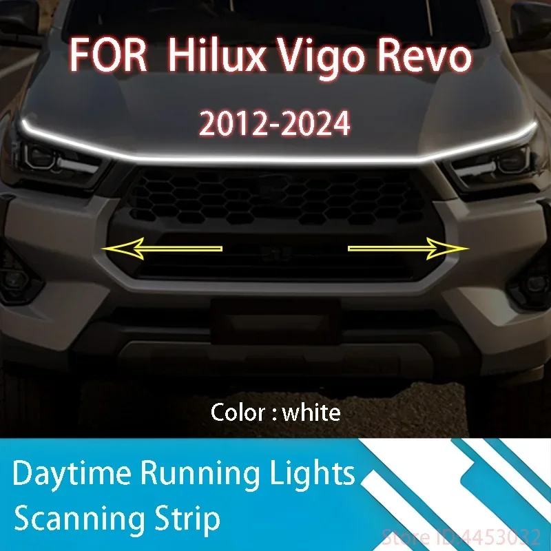 DRL Štartovacie prúžky SCANIP LIGHT pre Toyota Hilux Vigo Revo 2012-2024 DEKONÁ SVETLÁ LIMP AUTOMÁRNE OBLASTI 12 V 59 palcov vodotesné