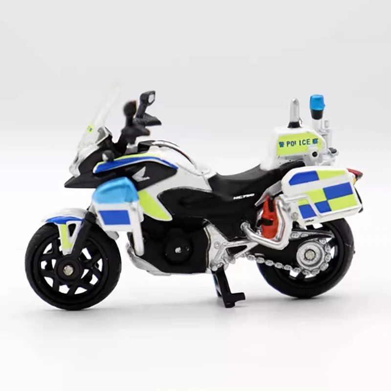 Drobné 1/43 v mierke Hondda NC750p Hongkong Police Motocykle zliatiny simulácia automobilu Model Classic Adult Collection Static Display
