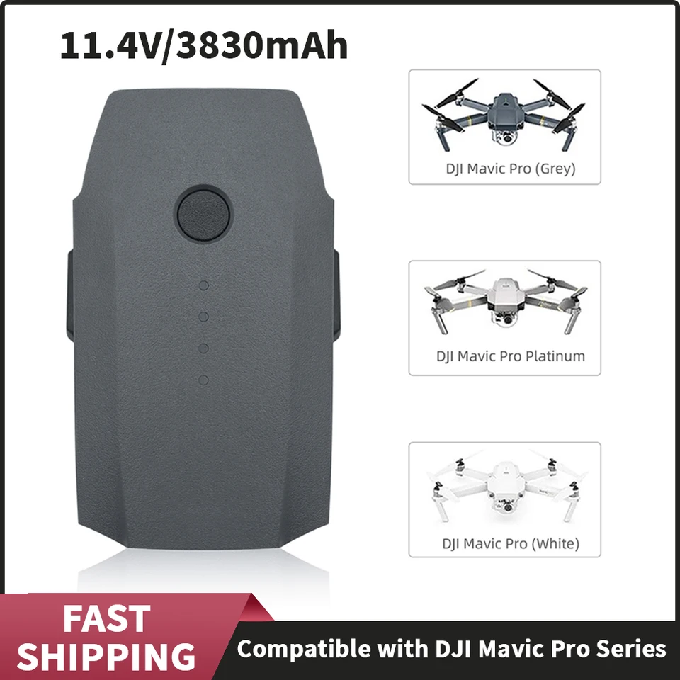 Dron batéria kompatibilná s Mavic Pro/Platinum/Alpine White Drone 3830MAH 11,4V Littium Polymér inteligentné letové príslušenstvo