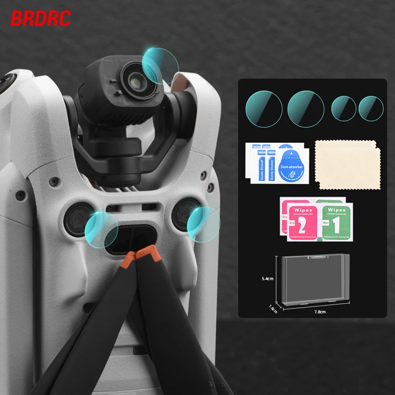 Drone Gimbal Camera Objektív temperovaný film pre DJI Mini 4 Pro Vision Sensor Temperted Glass Protector Film DRONE ACCESSorry