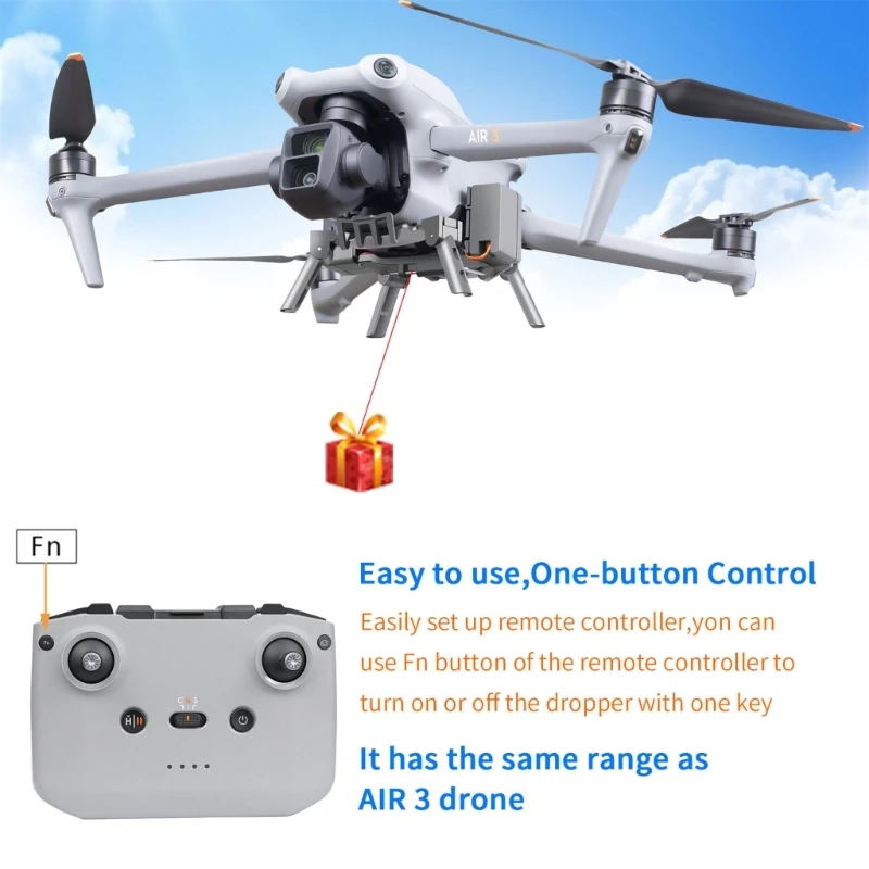 Drony AirDrops Systems pre vzduch 3s/3 Svadobné dodávky Dodávateľa vrhy Air Droping s diaľkovými ovládacími prvkami dropship