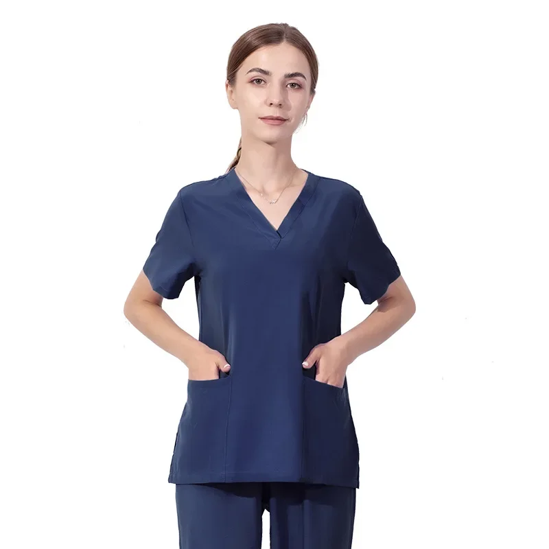 Druhé rukávy s krátkym rukávom pre lekárske/laboratórne oblečenie príslušenstvá príslušenstvo pre kroviny Ženy Dámske sestry Uniforma